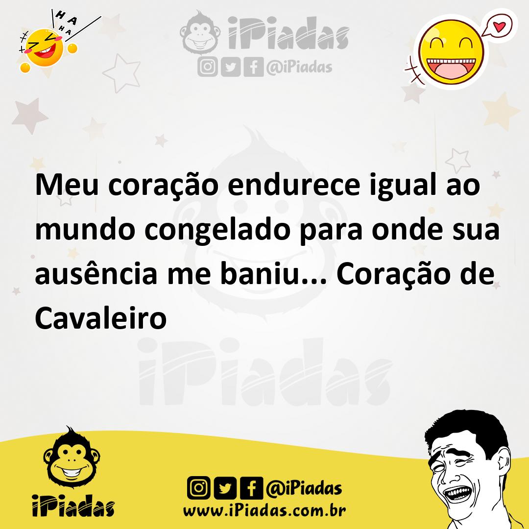 Ilustração de Meu coração endurece igual ao mundo congelado para onde sua ausência m... no iPiadas