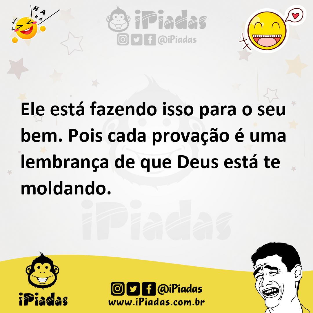 Ilustração de Ele está fazendo isso para o seu bem. Pois cada provação é uma lembran... no iPiadas