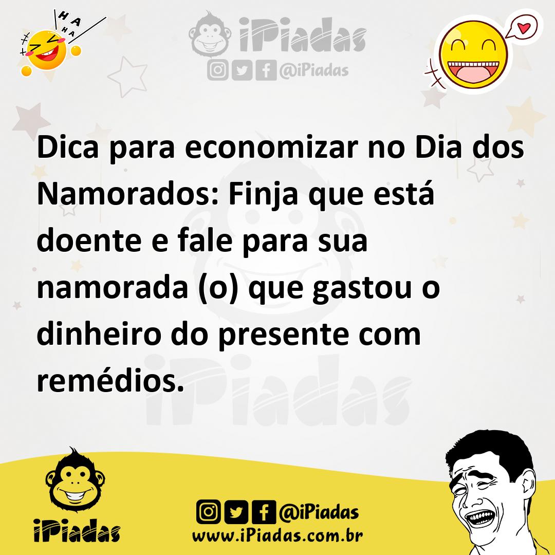 Ilustração de Dica para economizar no Dia dos Namorados: Finja que está doente e fal... no iPiadas