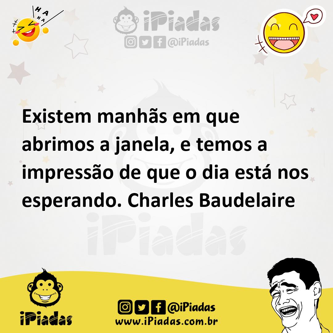 Ilustração de Existem manhãs em que abrimos a janela, e temos a impressão de que o d... no iPiadas