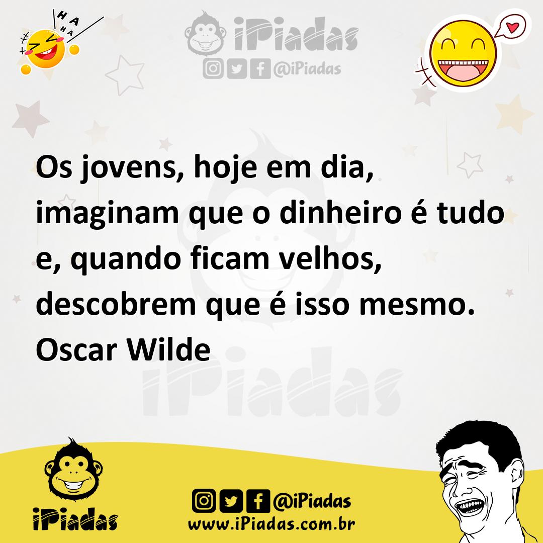 Ilustração de Os jovens, hoje em dia, imaginam que o dinheiro é tudo e, quando ficam... no iPiadas
