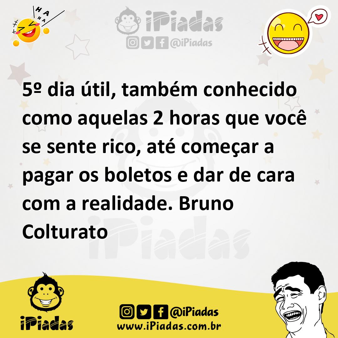 Ilustração de 5º dia útil, também conhecido como aquelas 2 horas que você se sente r... no iPiadas