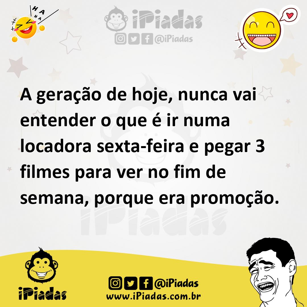 Ilustração de A geração de hoje, nunca vai entender o que é ir numa locadora sexta-f... no iPiadas