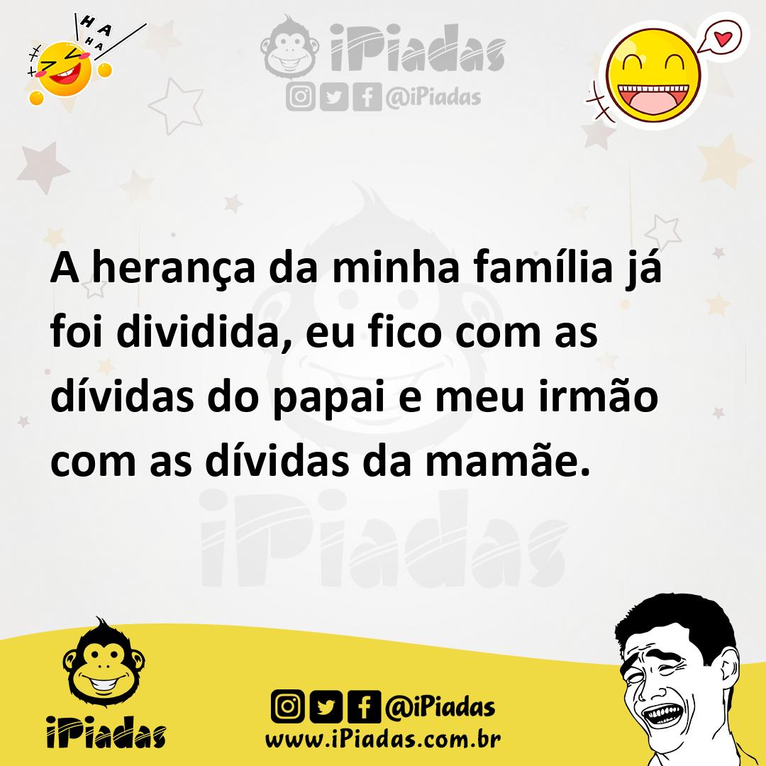 Ilustração de A herança da minha família já foi dividida, eu fico com as dívidas do... no iPiadas