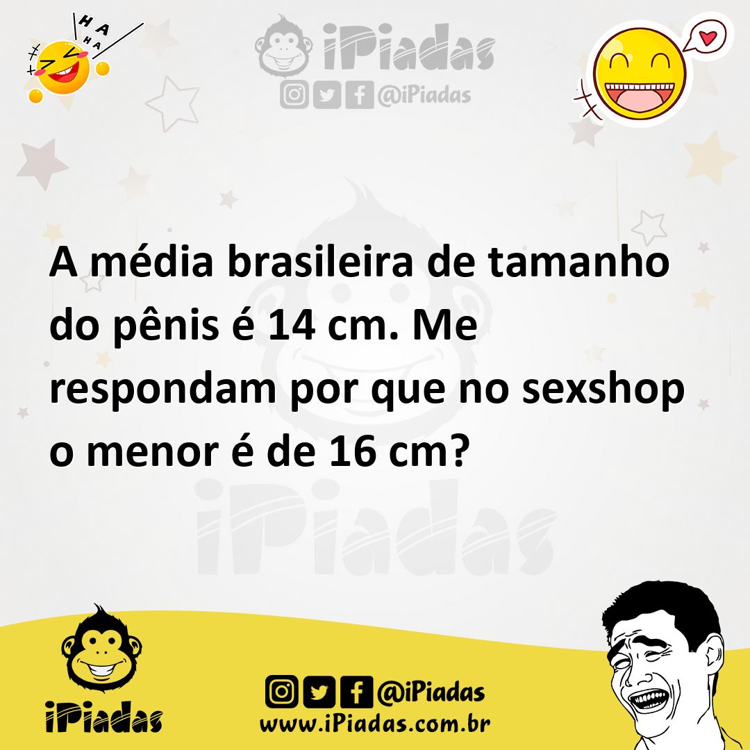 Ilustração de A média brasileira de tamanho do pênis é 14 cm. Me respondam por que n... no iPiadas