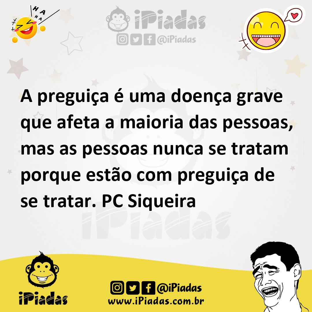 Ilustração de A preguiça é uma doença grave que afeta a maioria das pessoas, mas as... no iPiadas