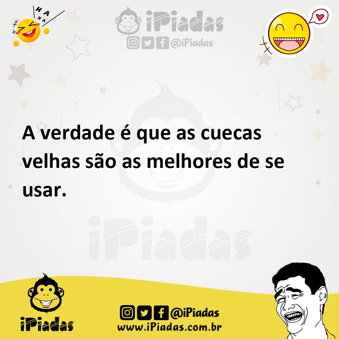 Ilustração de A verdade é que as cuecas velhas são as melhores de se usar. no iPiadas