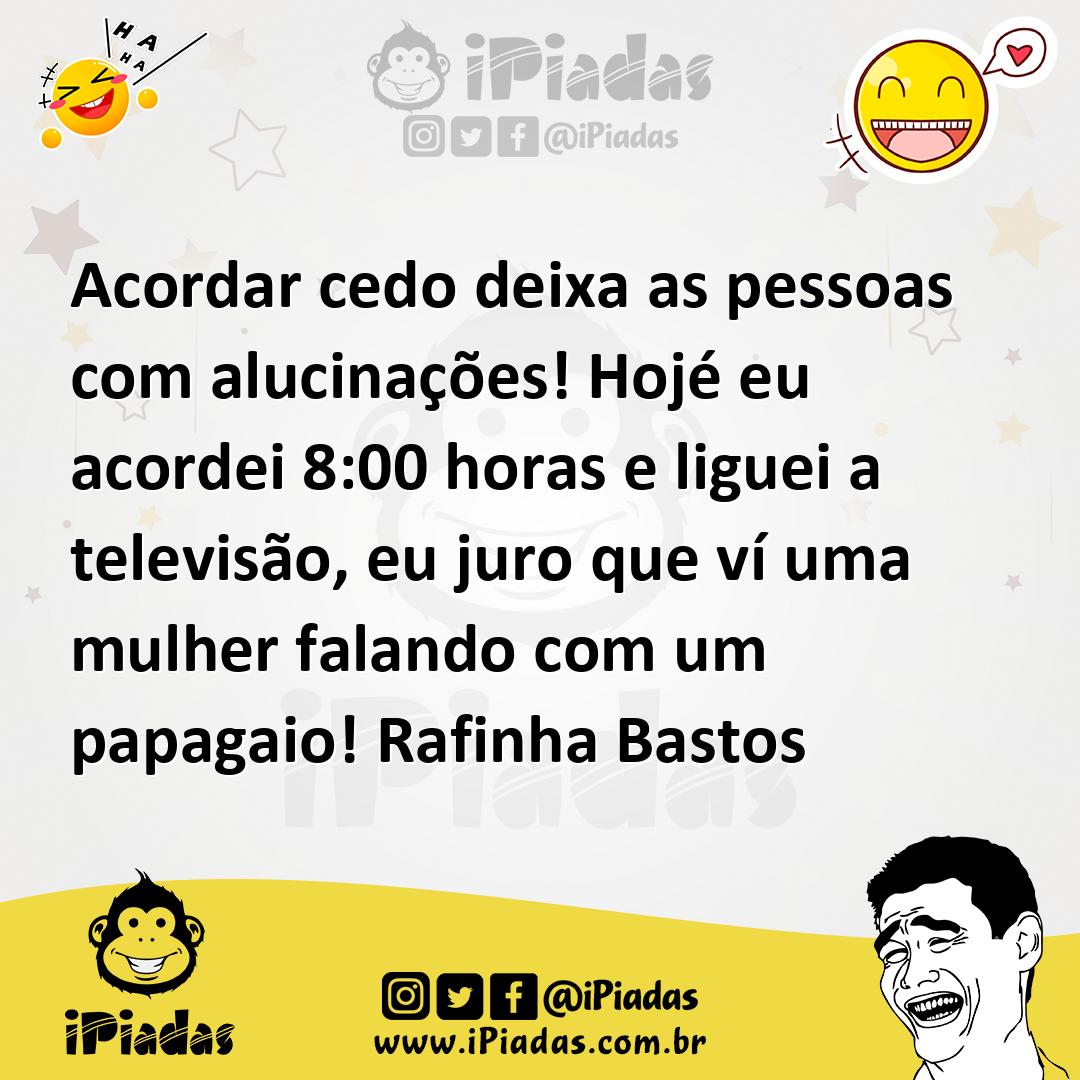 Ilustração de Acordar cedo deixa as pessoas com alucinações! Hojé eu acordei 8:00 ho... no iPiadas