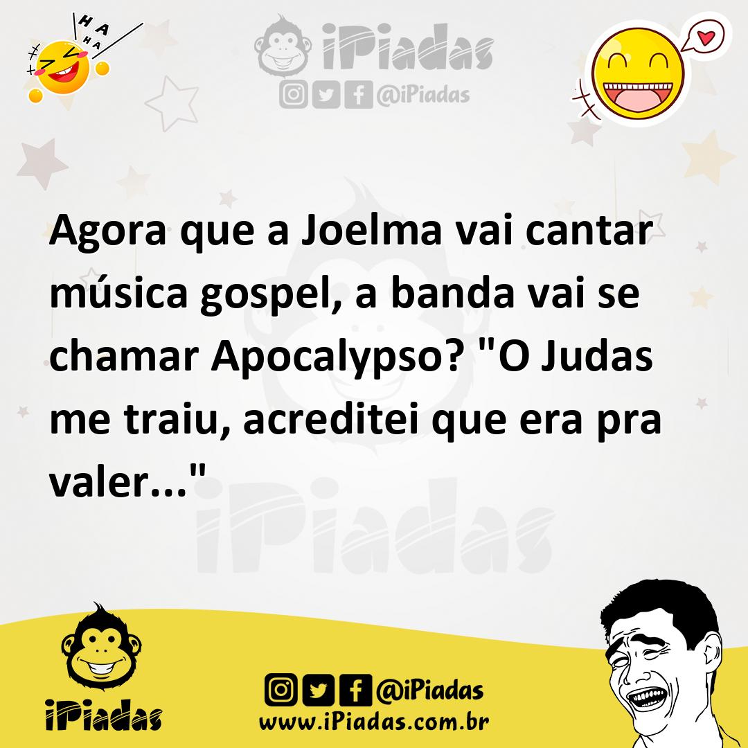 Ilustração de Agora que a Joelma vai cantar música gospel, a banda vai se chamar Apo... no iPiadas