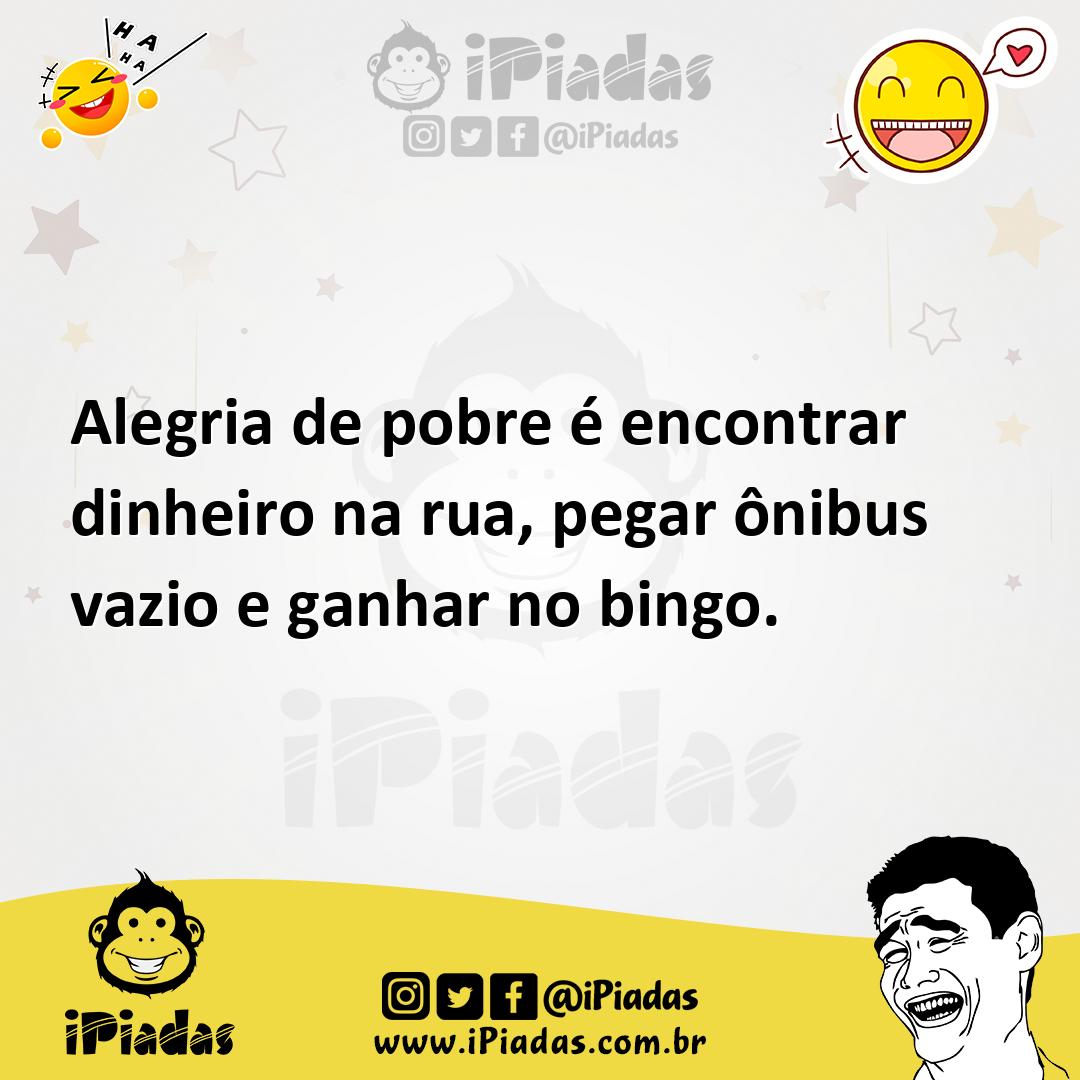 Ilustração de Alegria de pobre é encontrar dinheiro na rua, pegar ônibus vazio e gan... no iPiadas
