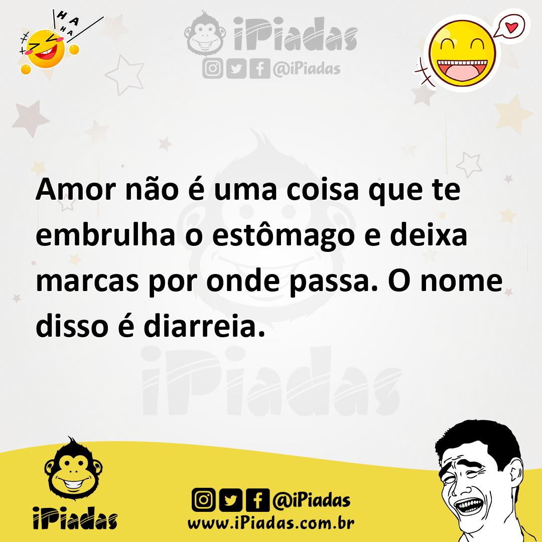 Ilustração de Amor não é uma coisa que te embrulha o estômago e deixa marcas por ond... no iPiadas