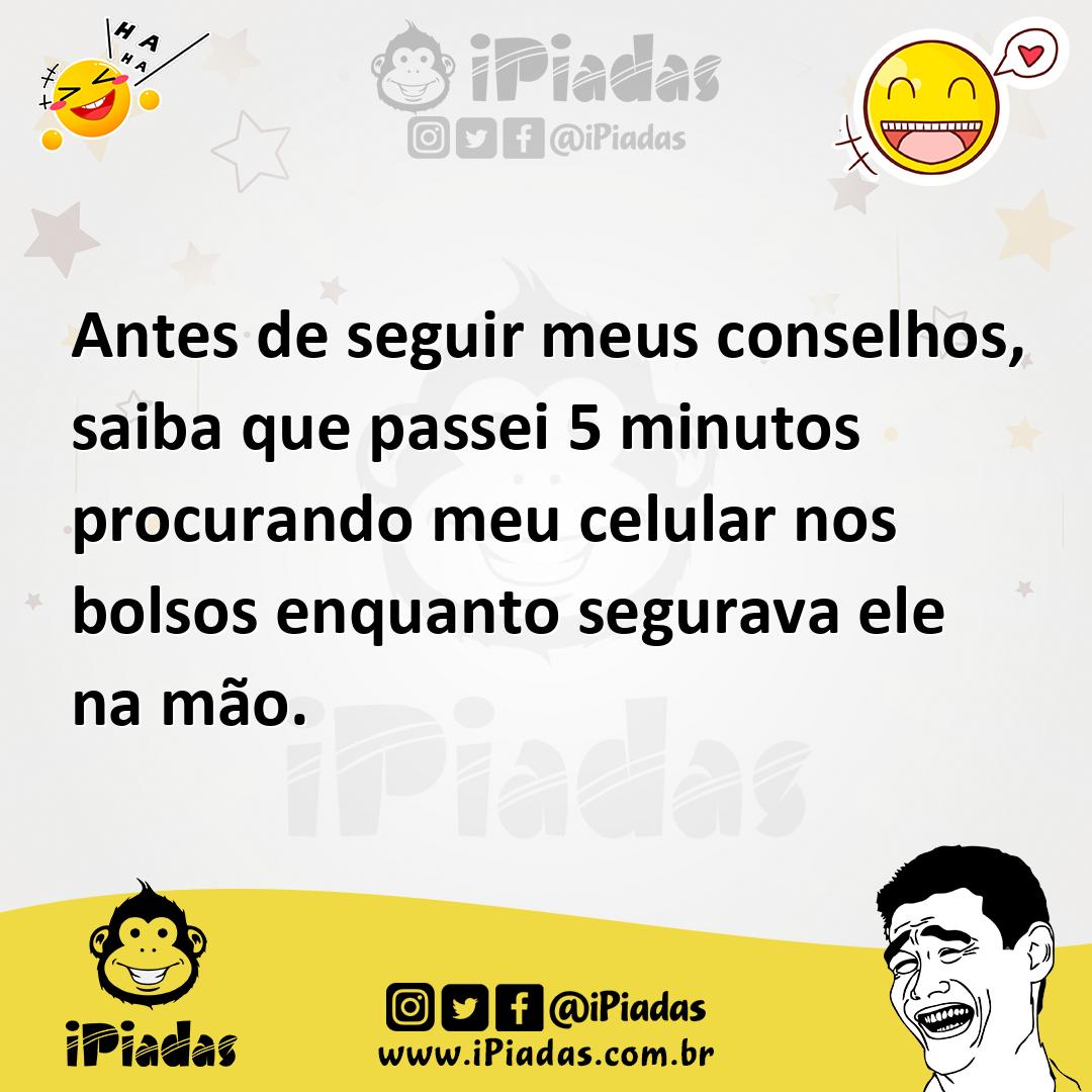 Ilustração de Antes de seguir meus conselhos, saiba que passei 5 minutos procurando... no iPiadas