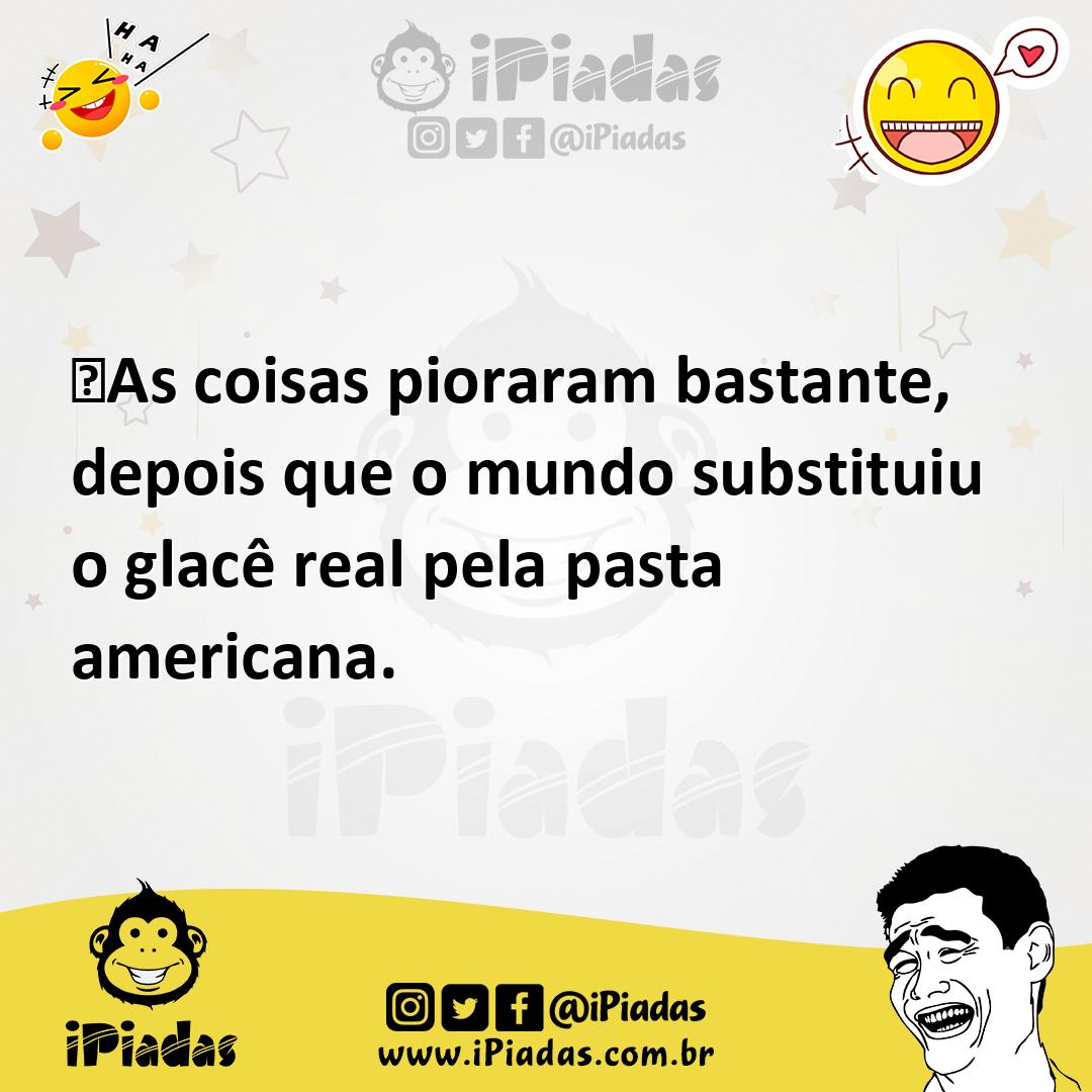Ilustração de As coisas pioraram bastante, depois que o mundo substituiu o glacê rea... no iPiadas