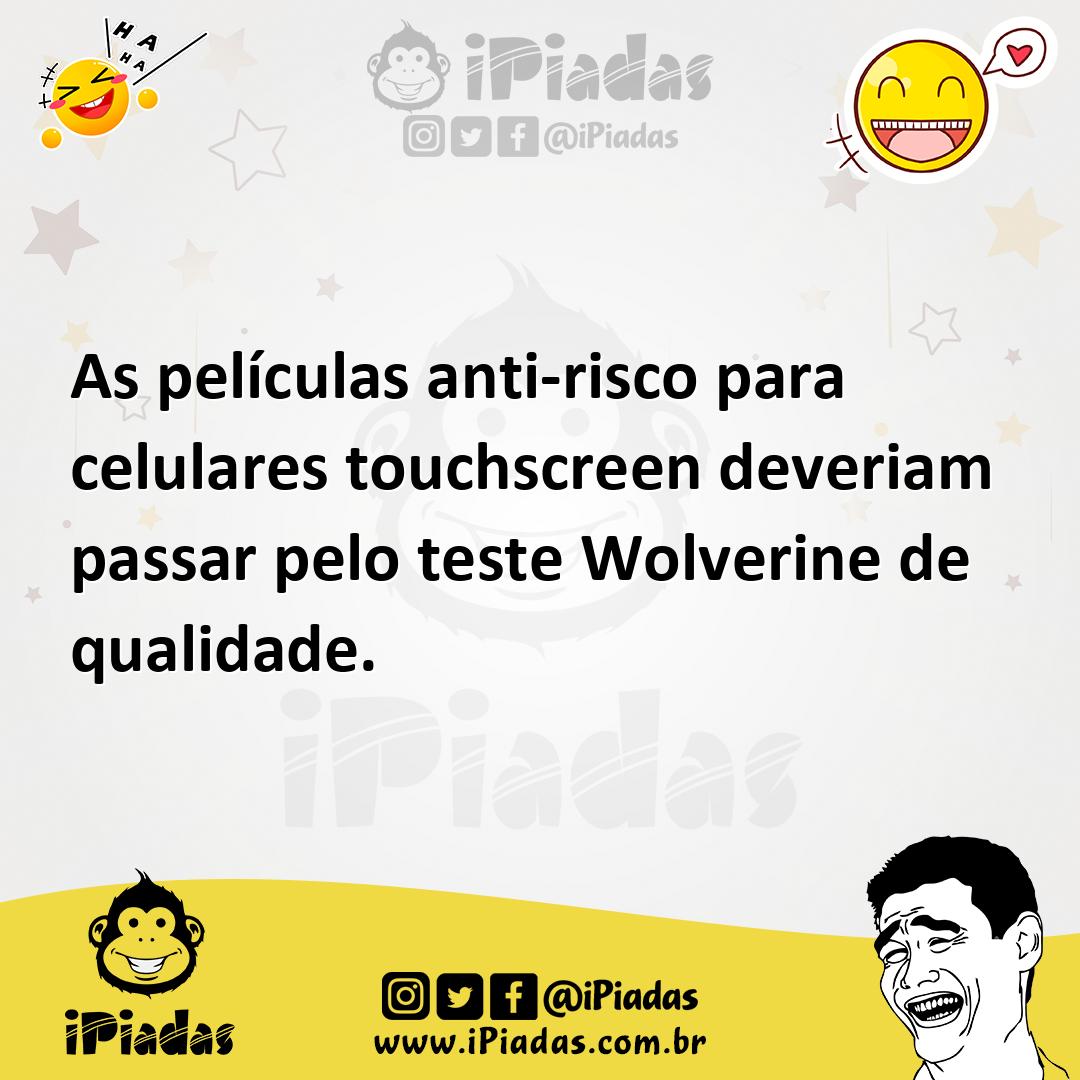 Ilustração de As películas anti-risco para celulares touchscreen deveriam passar pel... no iPiadas