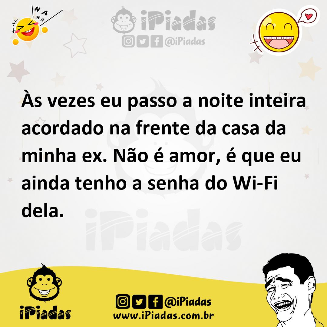 Ilustração de Às vezes eu passo a noite inteira acordado na frente da casa da minha... no iPiadas