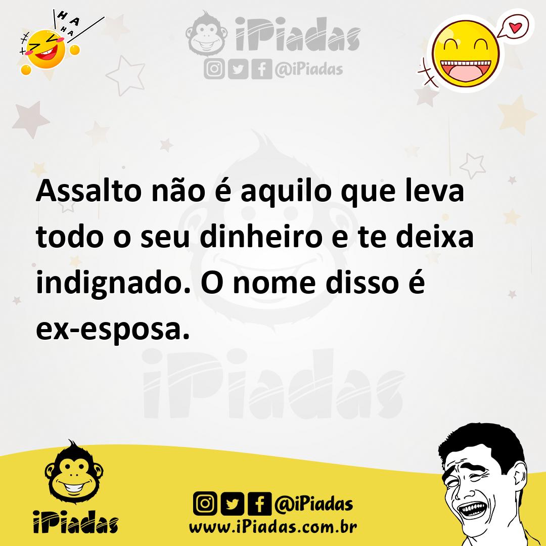 Ilustração de Assalto não é aquilo que leva todo o seu dinheiro e te deixa indignado... no iPiadas
