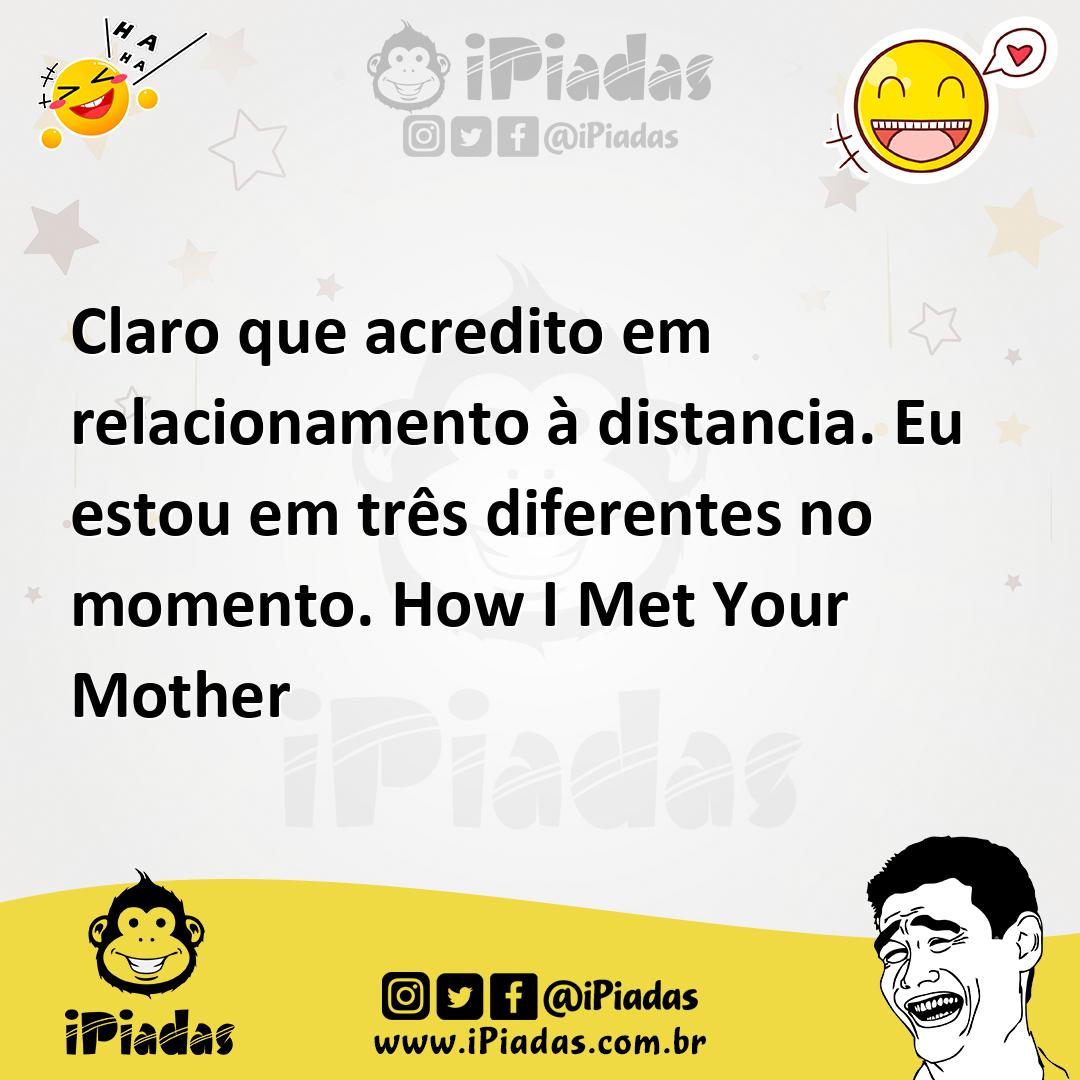 Ilustração de Claro que acredito em relacionamento à distancia. Eu estou em três dif... no iPiadas