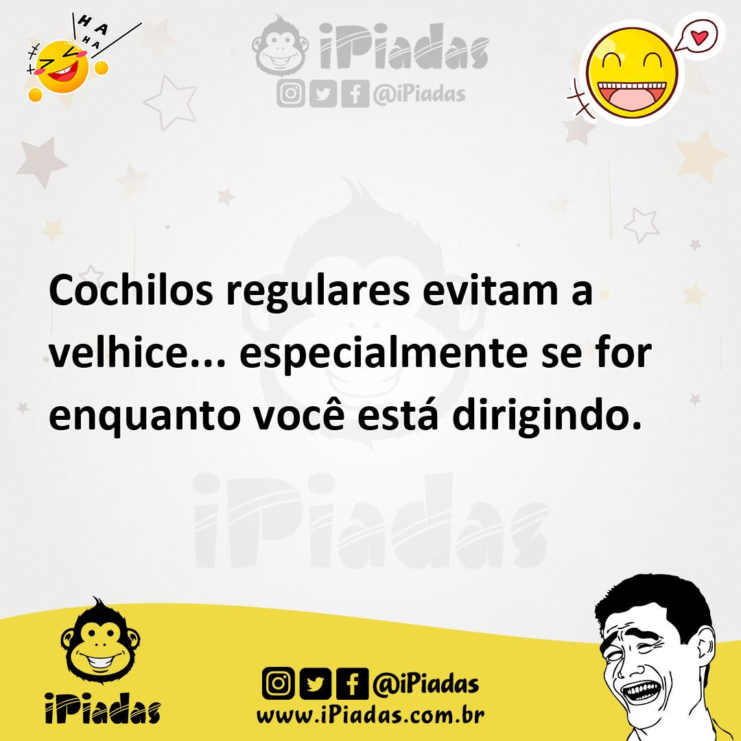 Ilustração de Cochilos regulares evitam a velhice... especialmente se for enquanto v... no iPiadas