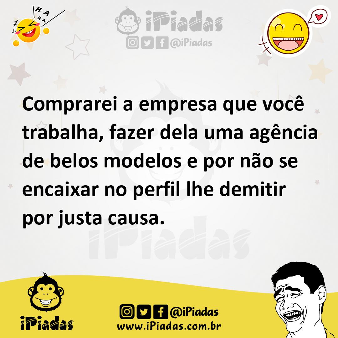 Ilustração de Comprarei a empresa que você trabalha, fazer dela uma agência de belos... no iPiadas
