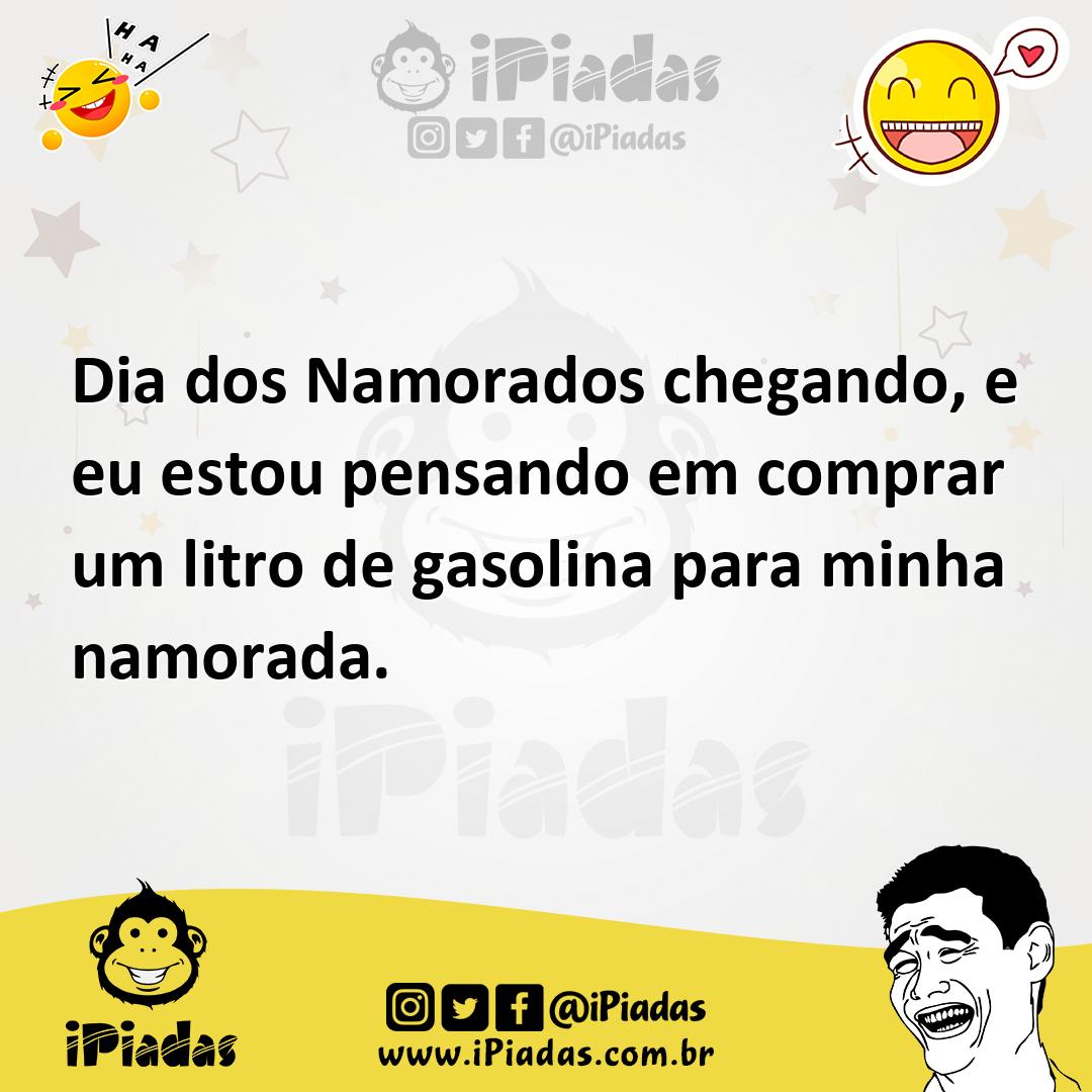 Ilustração de Dia dos Namorados chegando, e eu estou pensando em comprar um litro de... no iPiadas
