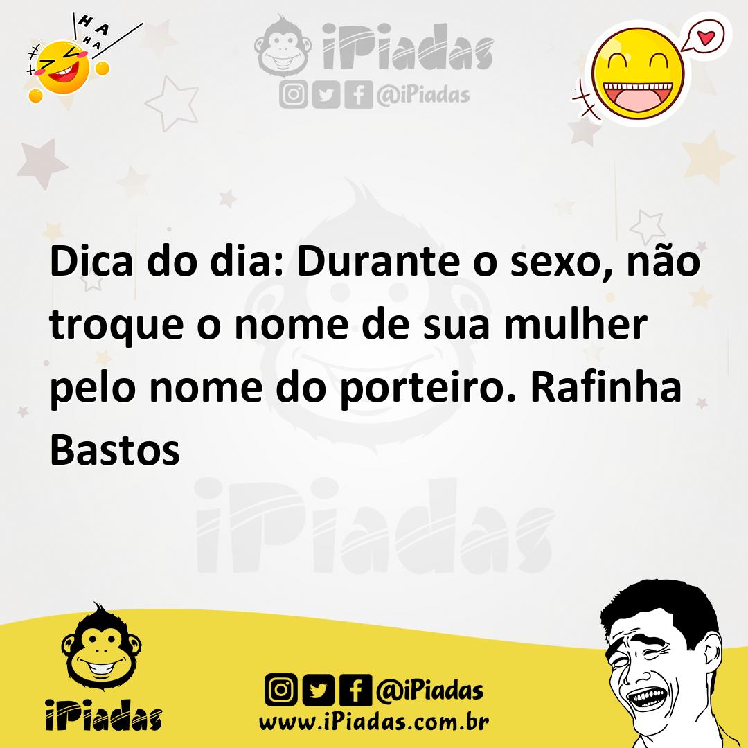 Ilustração de Dica do dia: Durante o sexo, não troque o nome de sua mulher pelo nome... no iPiadas