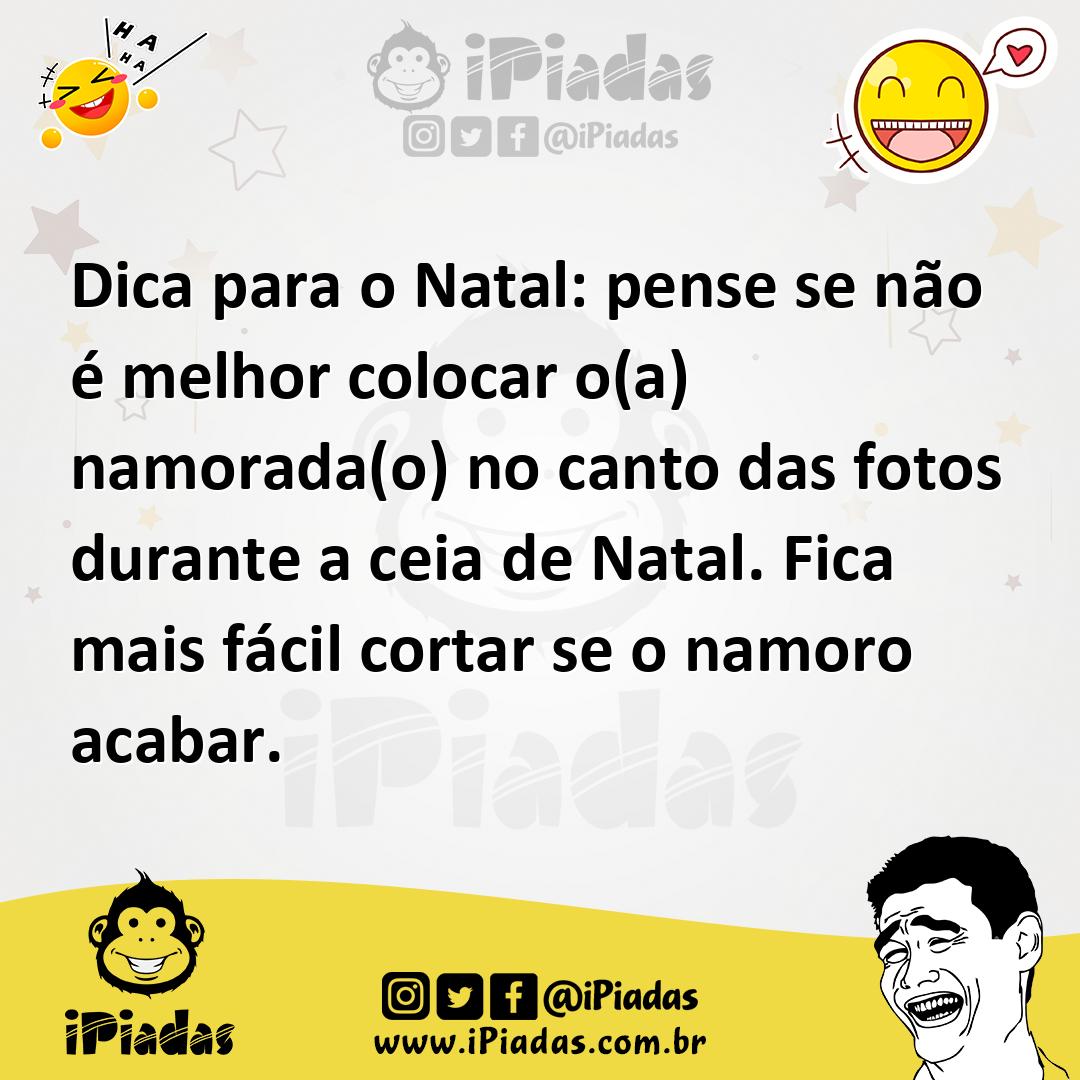Ilustração de Dica para o Natal: pense se não é melhor colocar o(a) namorada(o) no c... no iPiadas
