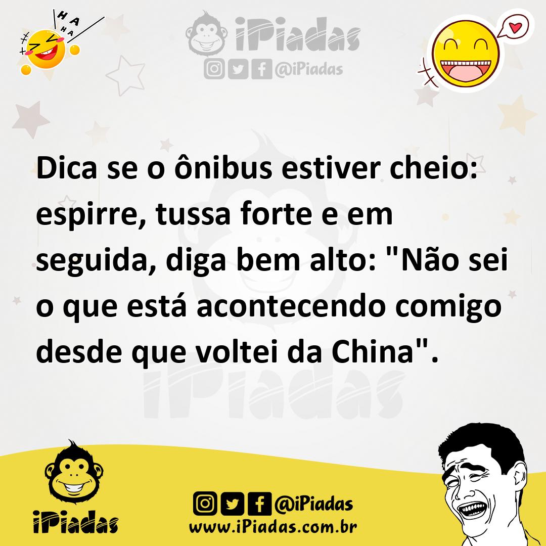 Ilustração de Dica se o ônibus estiver cheio: espirre, tussa forte e em seguida, dig... no iPiadas