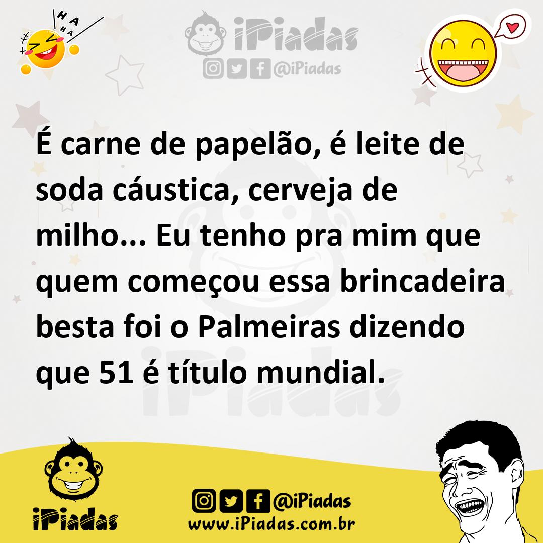 Ilustração de É carne de papelão, é leite de soda cáustica, cerveja de milho... Eu t... no iPiadas