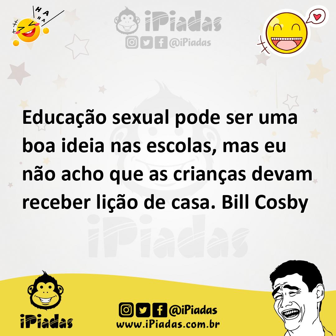 Ilustração de Educação sexual pode ser uma boa ideia nas escolas, mas eu não acho qu... no iPiadas