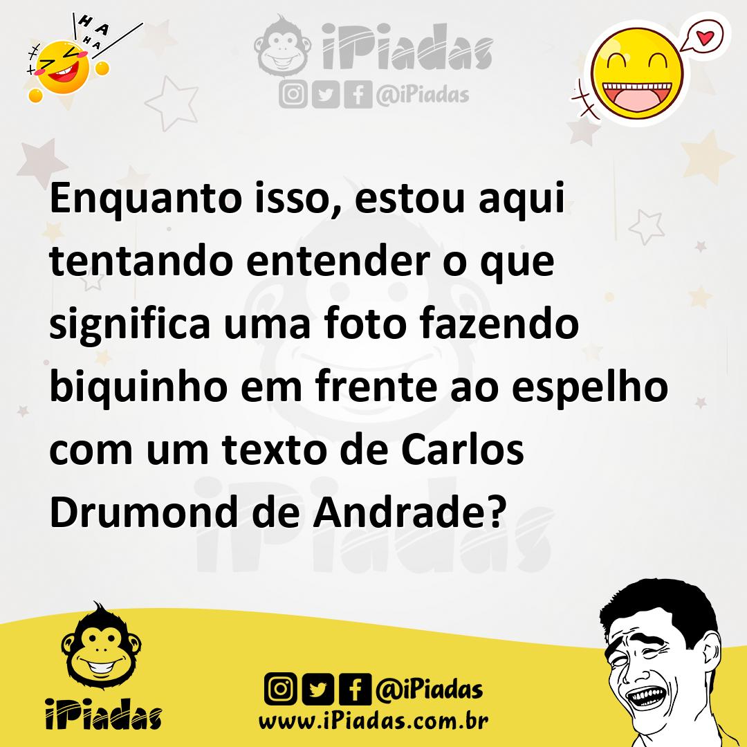 Ilustração de Enquanto isso, estou aqui tentando entender o que significa uma foto f... no iPiadas