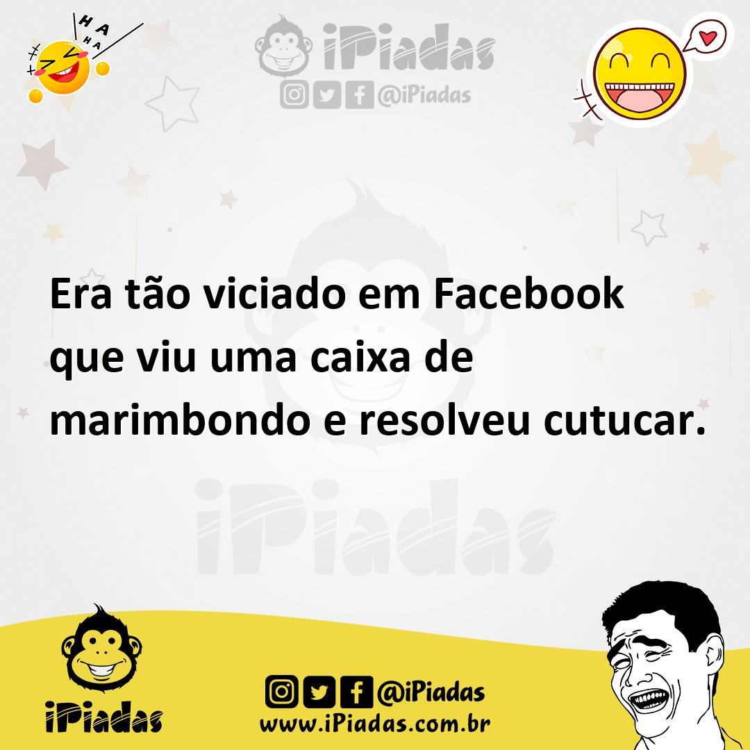 Ilustração de Era tão viciado em Facebook que viu uma caixa de marimbondo e resolveu... no iPiadas