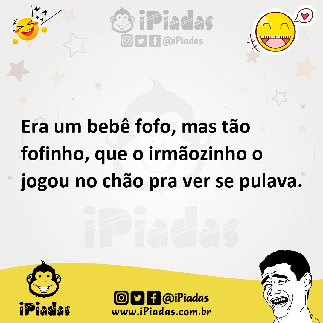 Ilustração de Era um bebê fofo, mas tão fofinho, que o irmãozinho o jogou no chão pr... no iPiadas