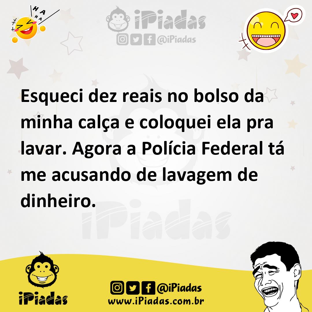 Ilustração de Esqueci dez reais no bolso da minha calça e coloquei ela pra lavar. Ag... no iPiadas