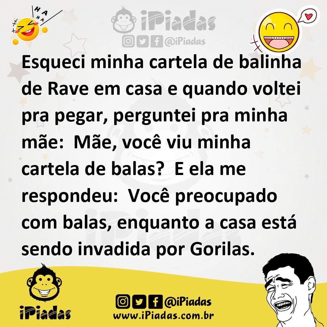 Ilustração de Esqueci minha cartela de balinha de Rave em casa e quando voltei pra p... no iPiadas