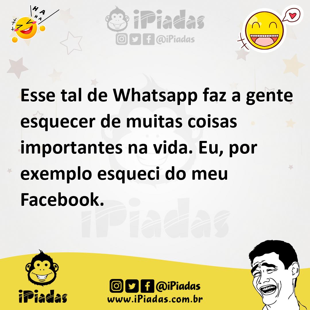 Ilustração de Esse tal de Whatsapp faz a gente esquecer de muitas coisas importantes... no iPiadas