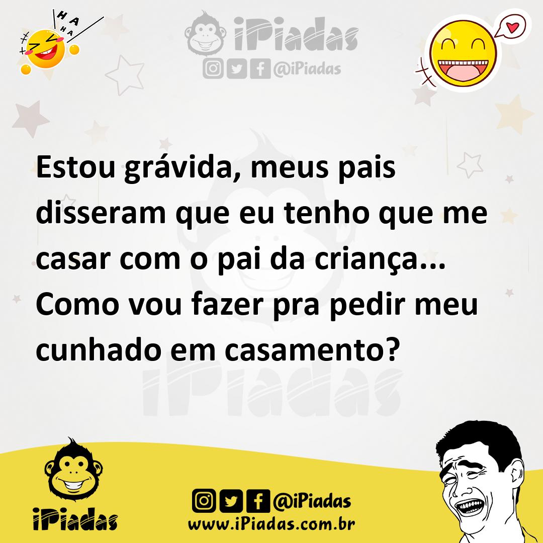 Ilustração de Estou grávida, meus pais disseram que eu tenho que me casar com o pai... no iPiadas