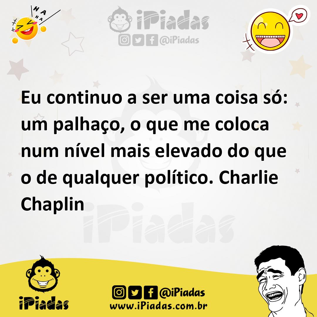 Ilustração de Eu continuo a ser uma coisa só: um palhaço, o que me coloca num nível... no iPiadas