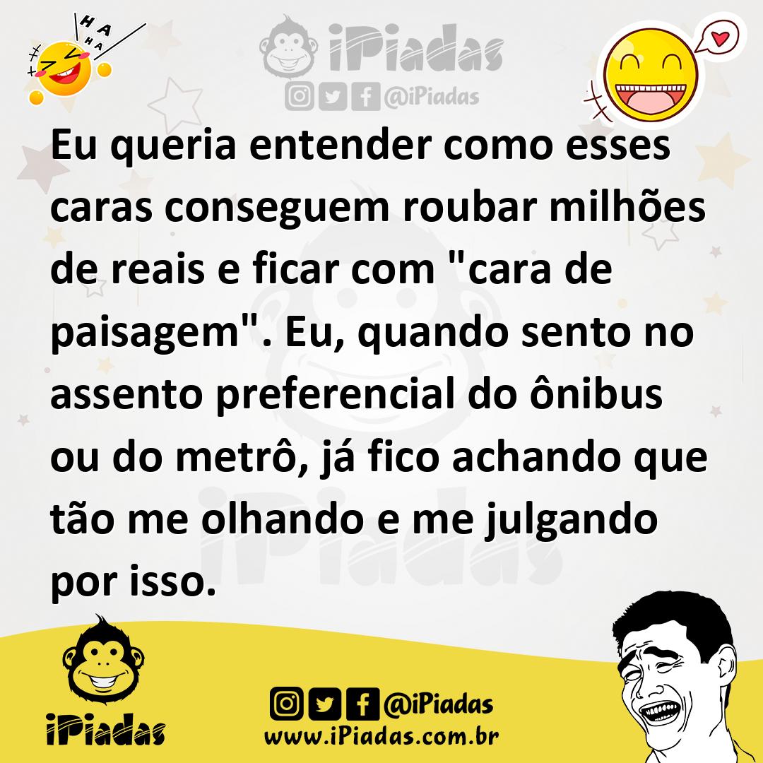 Ilustração de Eu queria entender como esses caras conseguem roubar milhões de reais... no iPiadas