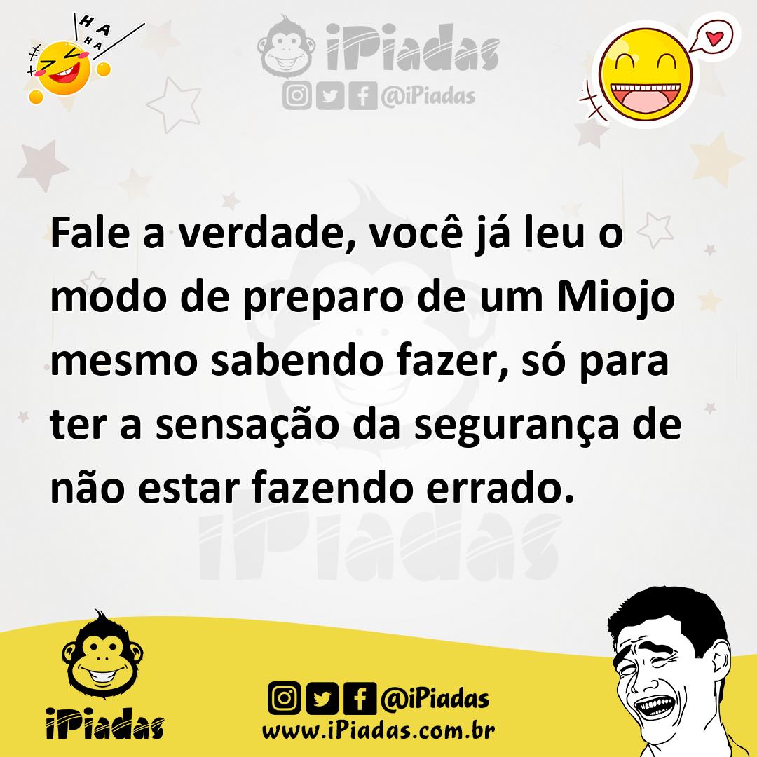 Ilustração de Fale a verdade, você já leu o modo de preparo de um Miojo mesmo sabend... no iPiadas