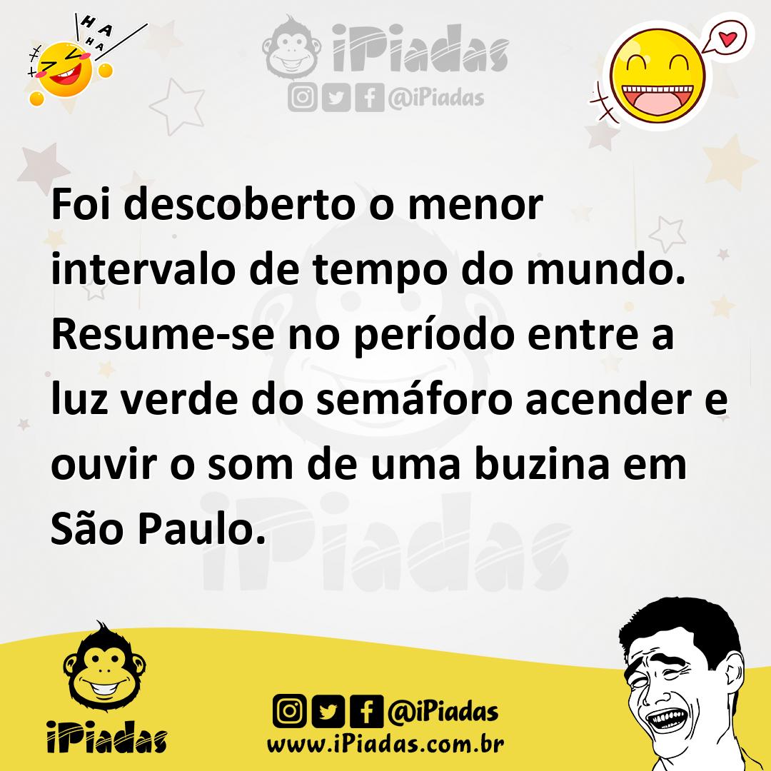 Ilustração de Foi descoberto o menor intervalo de tempo do mundo. Resume-se no perío... no iPiadas