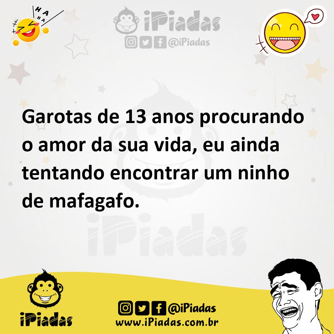 Ilustração de Garotas de 13 anos procurando o amor da sua vida, eu ainda tentando en... no iPiadas