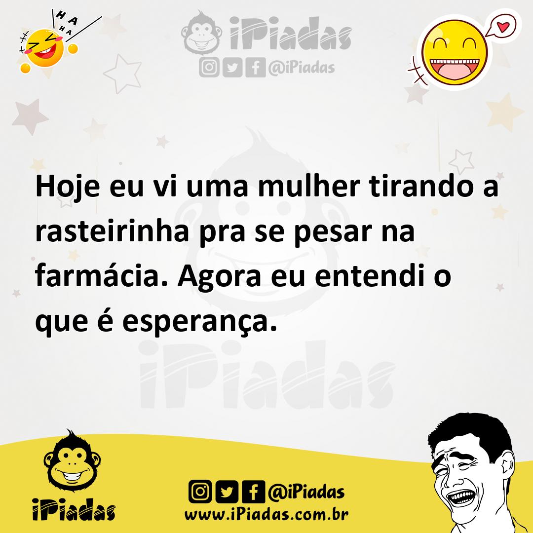 Ilustração de Hoje eu vi uma mulher tirando a rasteirinha pra se pesar na farmácia.... no iPiadas