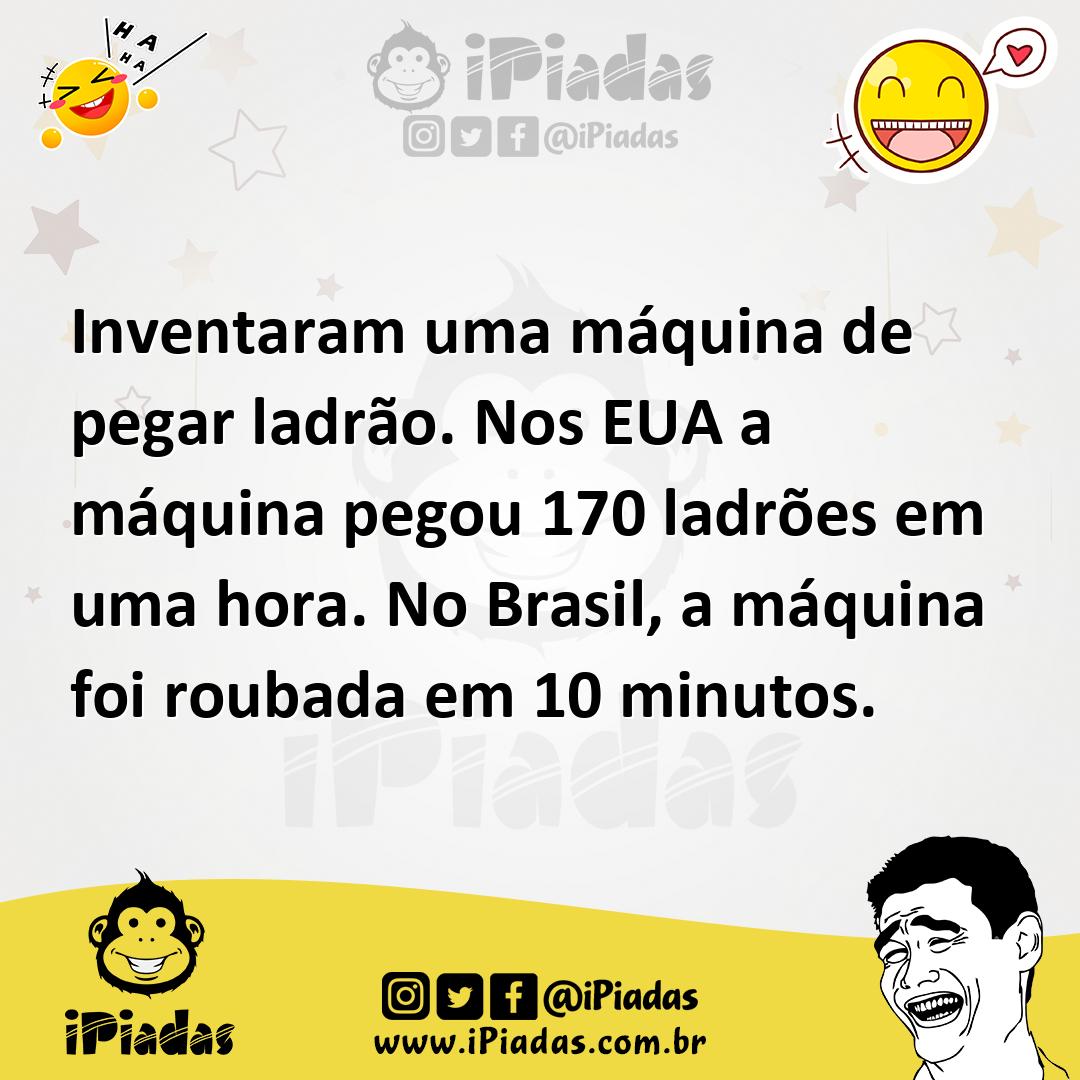 Ilustração de Inventaram uma máquina de pegar ladrão. Nos EUA a máquina pegou 170 la... no iPiadas