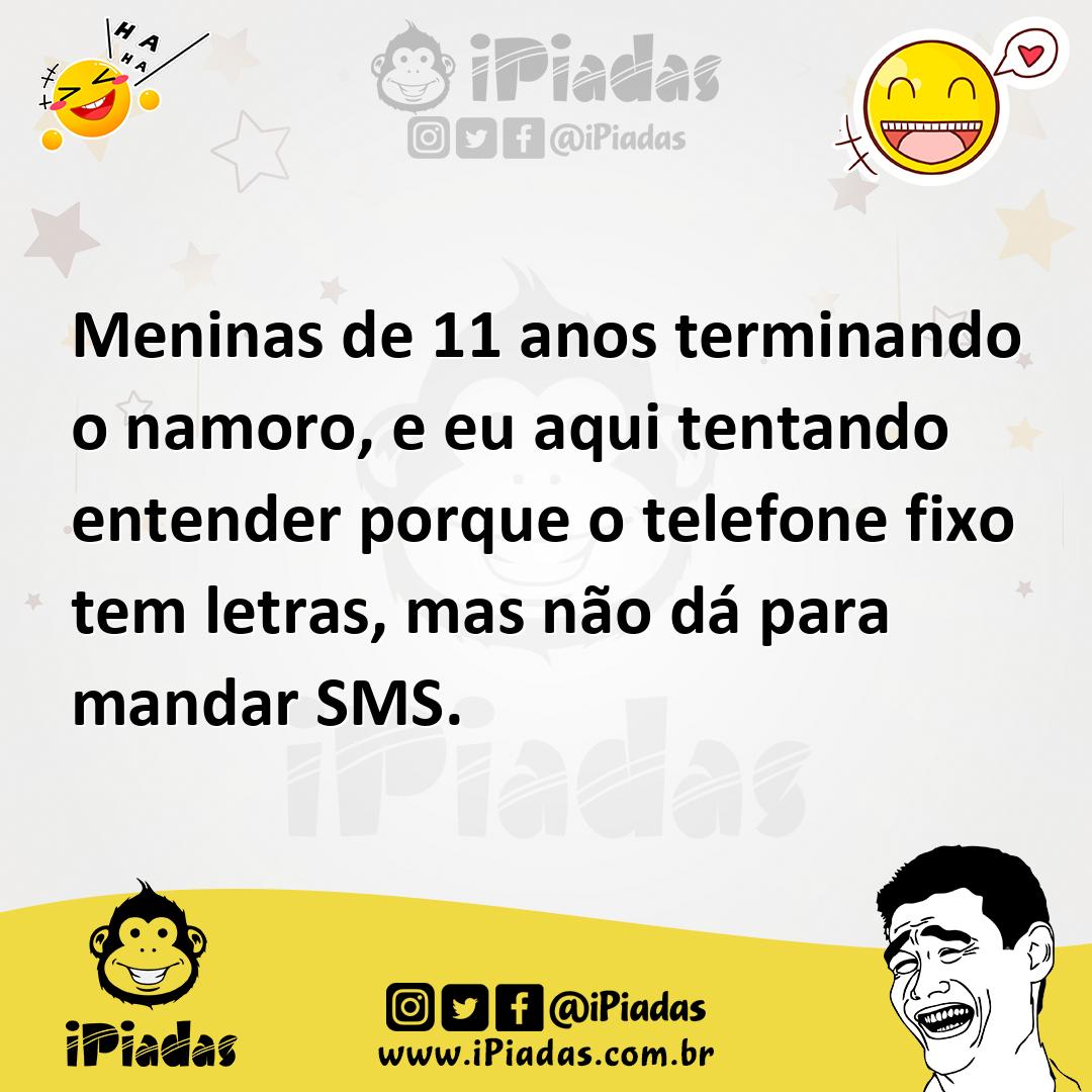 Ilustração de Meninas de 11 anos terminando o namoro, e eu aqui tentando entender po... no iPiadas