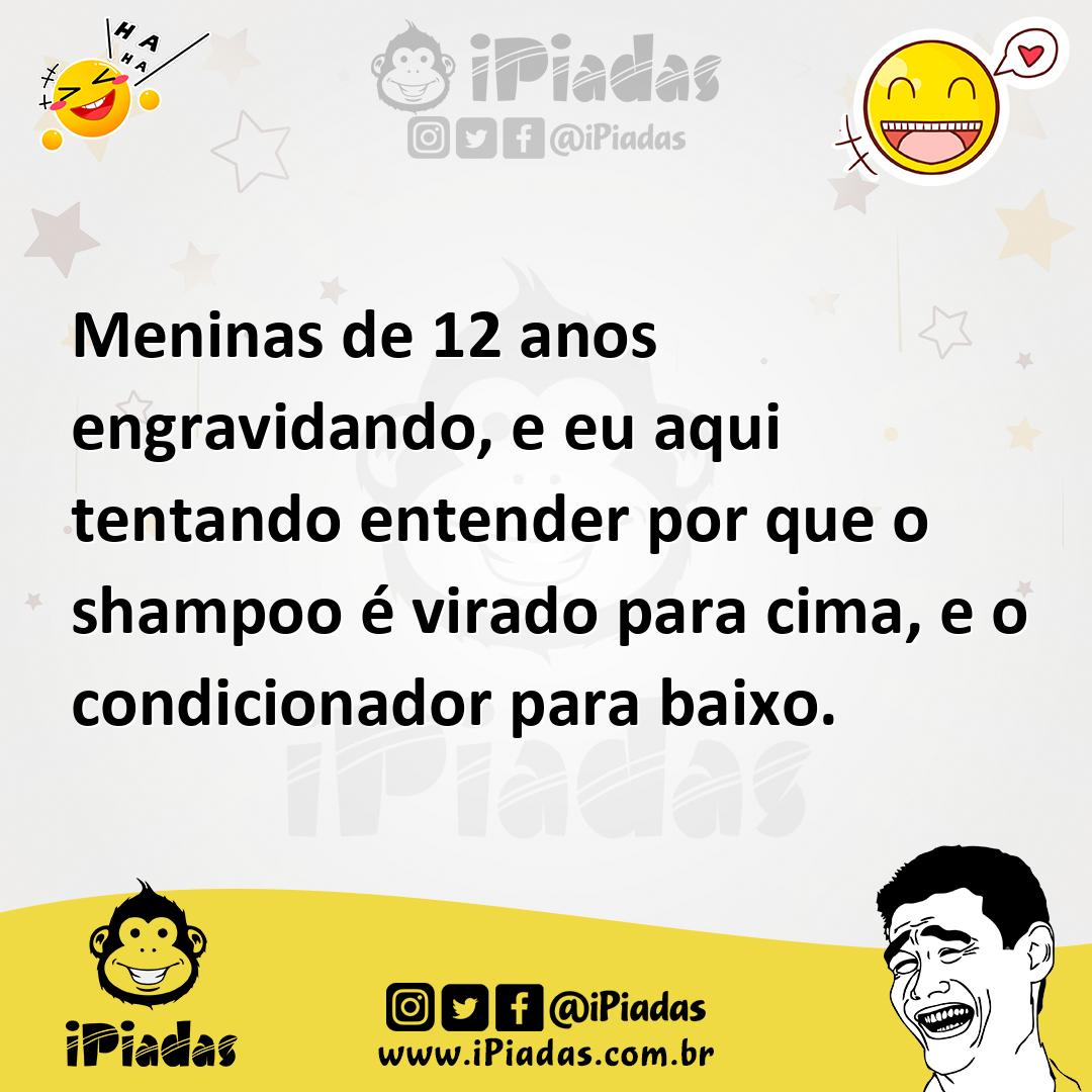 Ilustração de Meninas de 12 anos engravidando, e eu aqui tentando entender por que o... no iPiadas