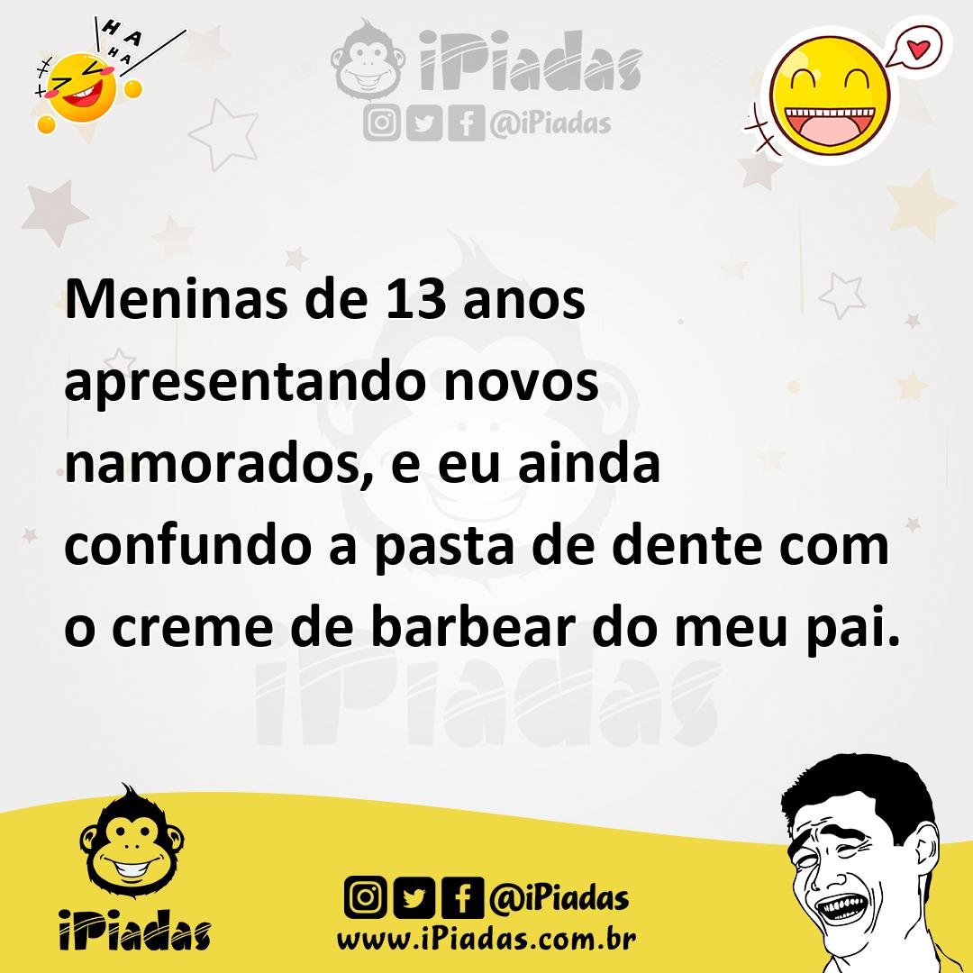 Ilustração de Meninas de 13 anos apresentando novos namorados, e eu ainda confundo a... no iPiadas