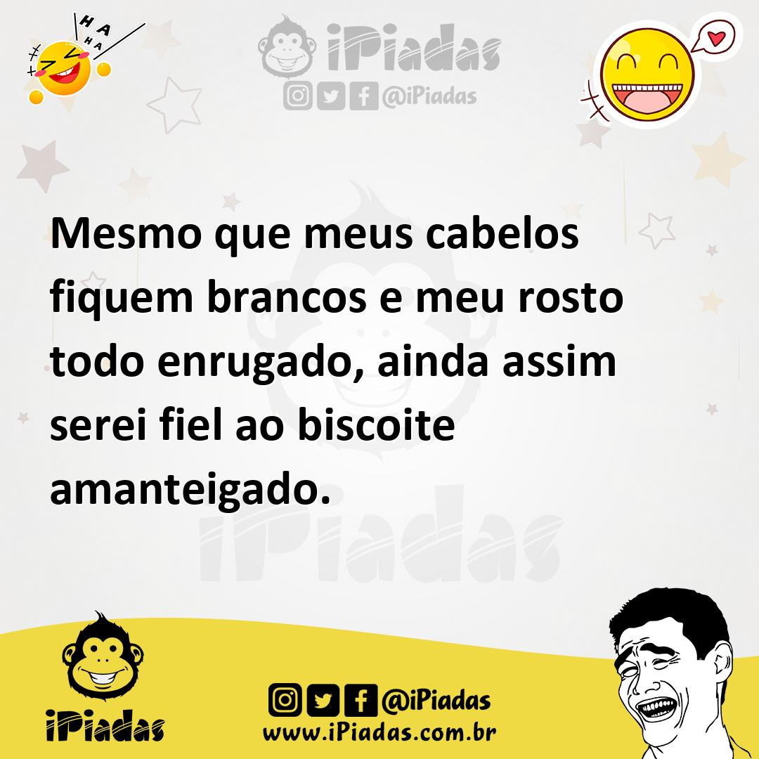 Ilustração de Mesmo que meus cabelos fiquem brancos e meu rosto todo enrugado, ainda... no iPiadas