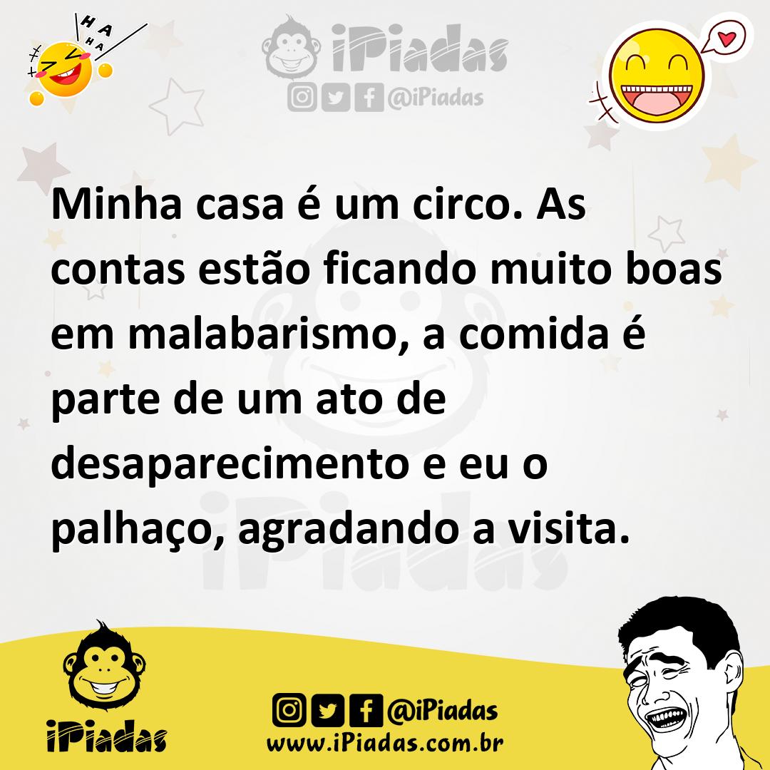 Ilustração de Minha casa é um circo. As contas estão ficando muito boas em malabaris... no iPiadas