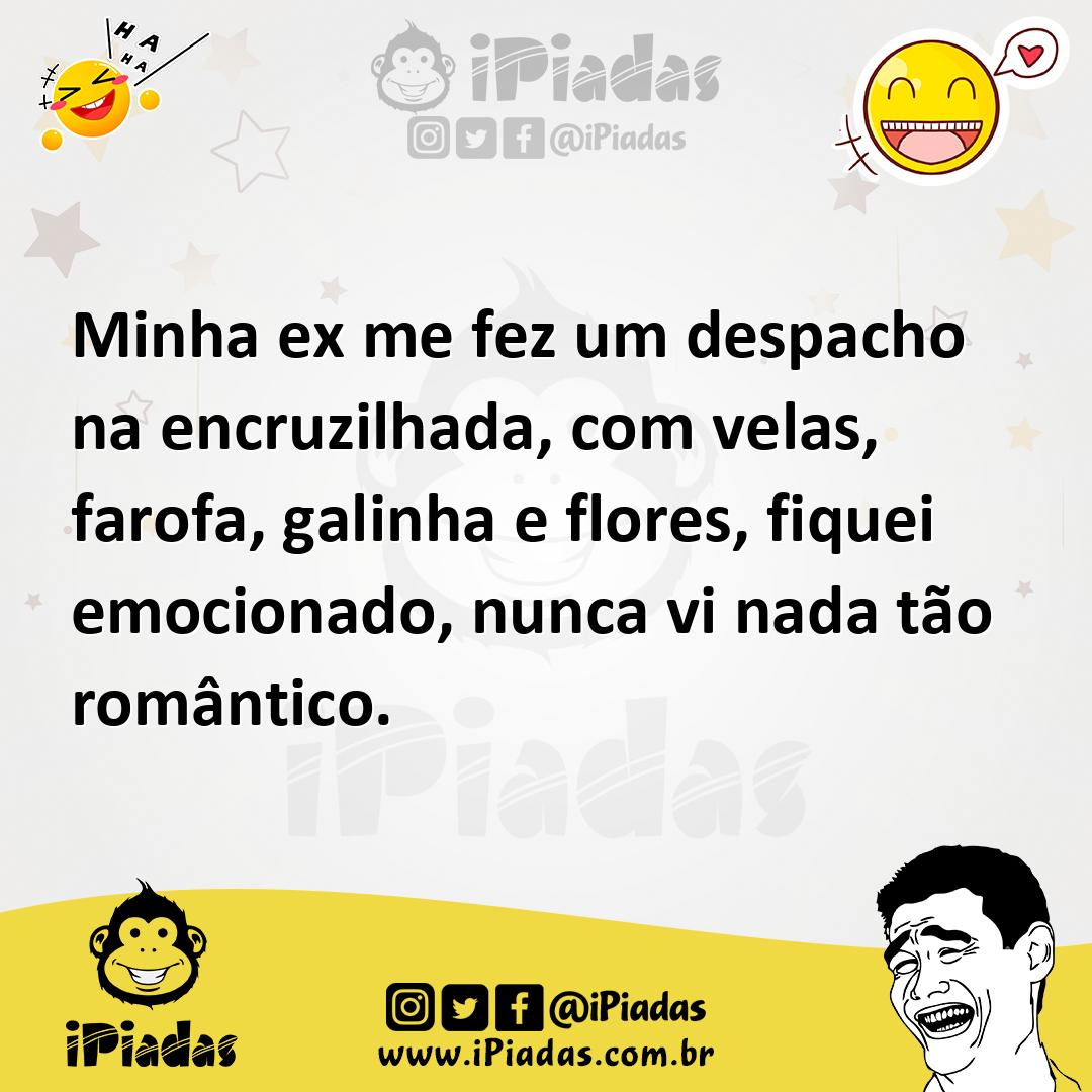 Ilustração de Minha ex me fez um despacho na encruzilhada, com velas, farofa, galinh... no iPiadas