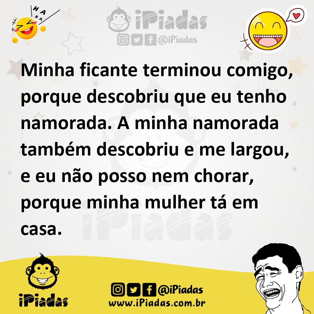 Ilustração de Minha ficante terminou comigo, porque descobriu que eu tenho namorada.... no iPiadas